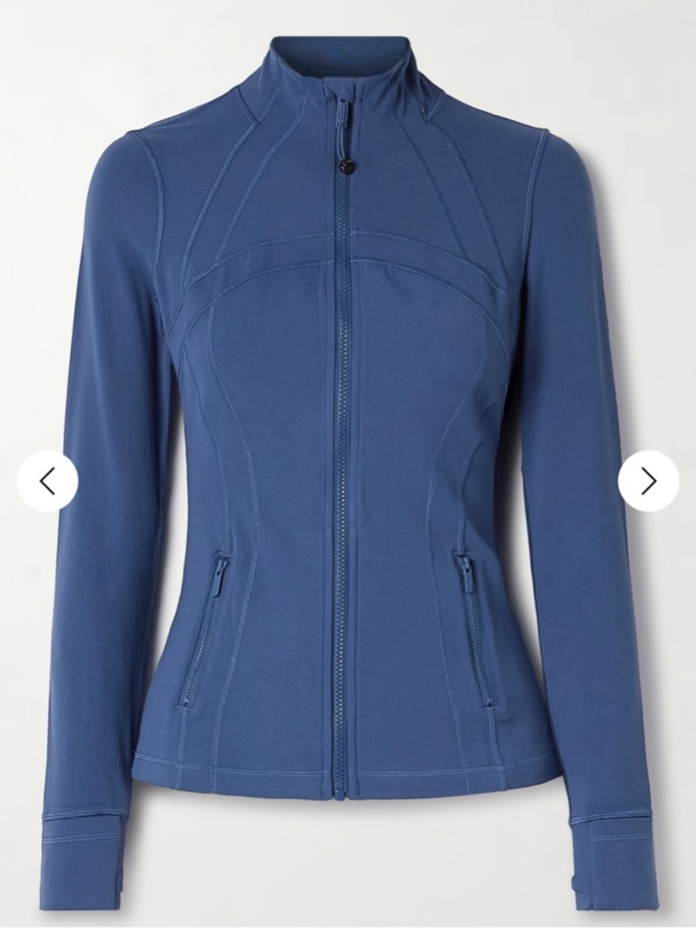 90 Degree by Reflex Women’s Blue Full-Zip Performance Jacket | 1 XL |
